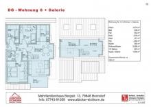 3 Zi. DG mit Galerie und Balkon ca. 100 m² - Wohnung 6 - Bergstr. 13, 79848 Bonndorf-Neubau mit Lift Wohnung kaufen 79848 Bonndorf im Schwarzwald Bild klein