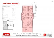 3 Zimmerwohnung EG-Whg. 1 mit Terrasse ca. 89 m² mit Lift, Klimafreundlicher Neubau- Jestetten Altenburg Wohnung kaufen 79798 Jestetten Bild klein