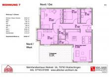 4 Zi. DG mit Dachterrasse ca. 126 m² - Wohnung 7 - Werkstraße 3a, 79793 Wutöschingen - Neubau Wohnung kaufen 79793 Wutöschingen Bild klein