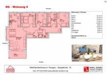 4 Zi. DG mit Loggia ca. 105 m² - Wohnung 9 - Zeppelinstr. 10, 79761 Waldshut-Tiengen - Neubau Wohnung kaufen 79761 Waldshut-Tiengen Bild klein