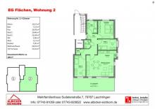 4 Zi. EG mit Terrasse ca. 109 m² - Wohnung 2 - Sudetenstr. 7a, 79787 Lauchringen - Neubau Wohnung kaufen 79787 Lauchringen Bild klein