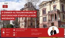 5-Zimmer-Altbau-Wohnung in historischer Stadtvilla von Wiesbaden *Provisionsfrei Wohnung kaufen 65195 Wiesbaden Bild klein