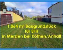 Baugrundstück für EFH in Merzien bei Köthen - Bauträgerfrei Grundstück kaufen 06369 Diebzig Bild klein