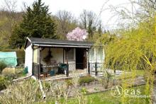 Gartengrundstück mit Ferien-Bungalow am Ortsrand von Liepe in einer Gartensiedlung am Kanal Haus kaufen 16248 Liepe (Landkreis Barnim) Bild klein