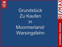 * Grundstück Zu Kaufen * Moormerland/Warsingsfehn * Zentrumsnahe * Grundstück kaufen 26802 Moormerland Bild klein