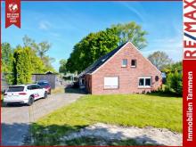 * Handwerker aufgepasst * Nahe Niederlande * Großes Grundstück von 1580 m² * Unverbaute Rücksicht * Haus kaufen 26826 Weener Bild klein
