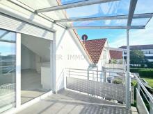 Lichtdurchflutete, moderne 3-Zimmer Dachgeschosswohnung mit großer Balkonterrasse Wohnung kaufen 76756 Bellheim Bild klein