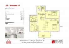 Tiengen-3,0 Zimmer Dachgeschosswohnung mit Balkon ca. 100 m² mit Lift-ERSTBEZUG Wohnung mieten 79761 Waldshut-Tiengen Bild klein