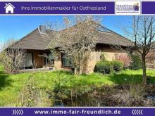 VERKAUFT *** Bungalow in Fertigbauweise unmittelbar in der Nähe zum Knockster Tief in Hinte Haus kaufen 26759 Hinte Bild klein