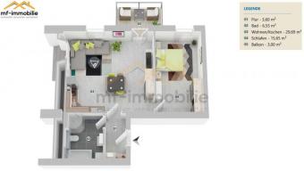 2-Zimmer Erdgeschosswohnung im Dahlienplatz Mariental mit Balkon Wohnung mieten 38368 Mariental Bild mittel