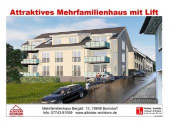 3 Zi. DG mit Galerie und Balkon ca. 100 m² - Wohnung 6 - Bergstr. 13, 79848 Bonndorf-Neubau mit Lift Wohnung kaufen 79848 Bonndorf im Schwarzwald Bild mittel