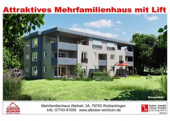 3 Zi. OG mit Balkon ca. 86 m² - Wohnung 6 - Werkstraße 3a, 79793 Wutöschingen - Neubau Wohnung kaufen 79793 Wutöschingen Bild mittel