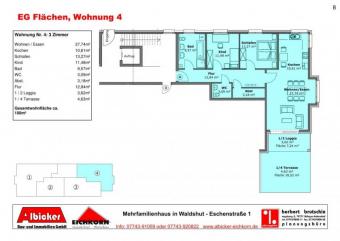 3,5 Zimmerwohnung Erdgeschoss mit Terrasse ca. 100 m², mit Lift Wohnung mieten 79761 Waldshut-Tiengen Bild mittel