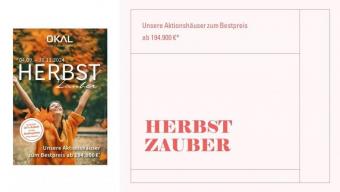 Die OKAL Premiumklasse, inkl. Grundstück - Häuser ab 194.900 EUR. Bitte Herbstzauber Prospekt beachten. Haus kaufen 29348 Scharnhorst Bild mittel