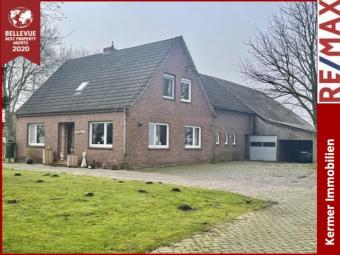 Einfamilienhaus / Resthof mit Stall, Halle und Partyhütte auf 46.442 m² Grundstück Haus kaufen 26487 Blomberg (Landkreis Wittmund) Bild mittel