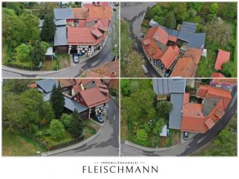 Einzigartiges Investment: Historisches Anwesen mit drei individuellen Wohneinheiten und vielseitigem Nutzungspotenzial Gewerbe kaufen 98553 Schleusingerneundorf Bild mittel