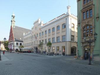 MEHR ZENTRUM GEHT NICHT !!! - Ladengeschäft auf 2 Etagen - direkt am Rathaus Gewerbe mieten 08056 Zwickau Bild mittel