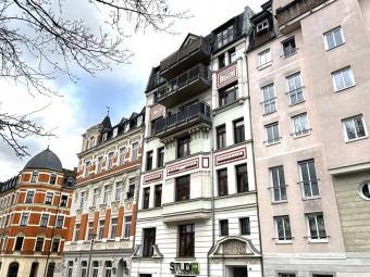 Vermietete 4-Raum-Wohnung mit Balkon, Tageslichtbad u. Gäste-WC in Plauen! Aufzug; Zentrumsnah! Wohnung kaufen 08525 Plauen Bild mittel