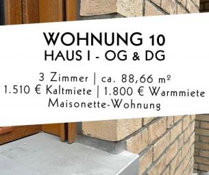 Wohnen am Bachhof | 3-Zimmer Maisonette-Neubauwohnung | Mz-Hechtsheim Wohnung mieten 55129 Mainz Bild mittel